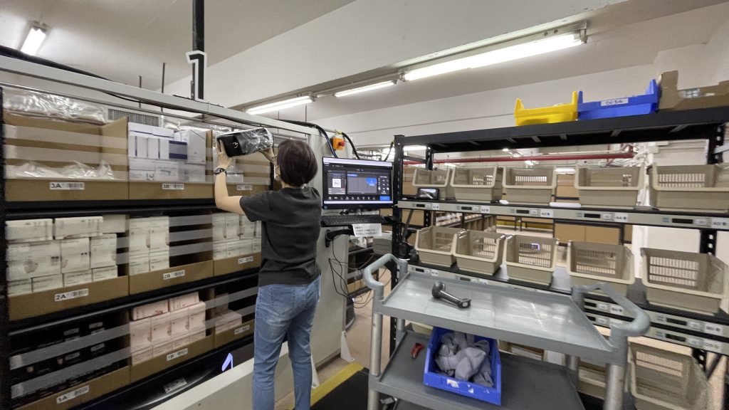 UFL AMR workstation in U-Freight Fulfillment Center